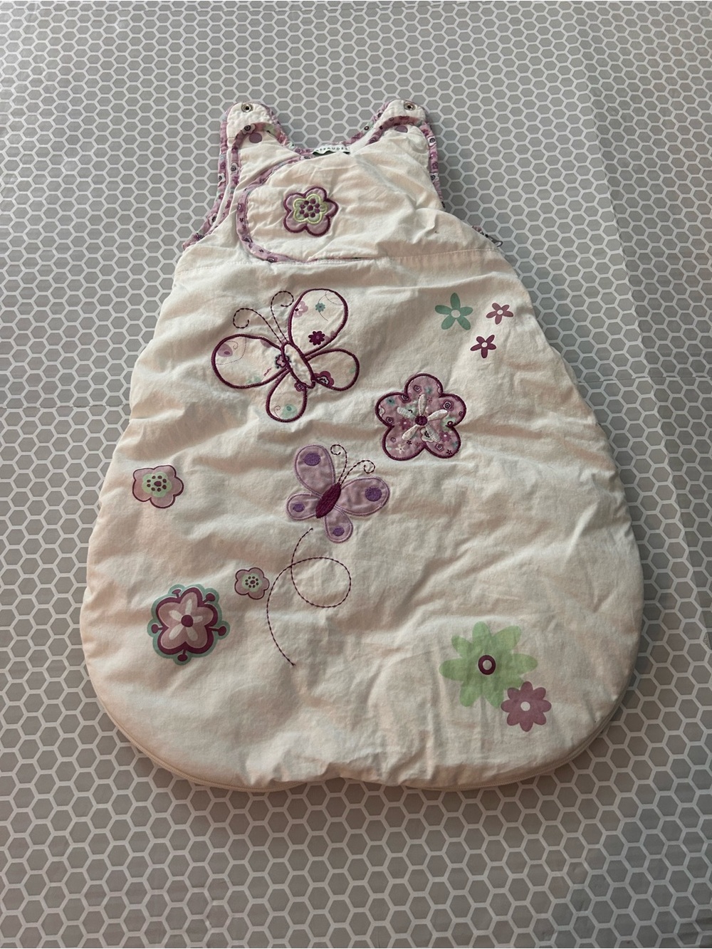 Vertbaudet Butterfly & Flower Sleep Sack Padded